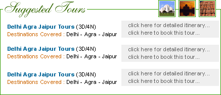 Suggested Tours