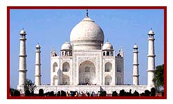 Taj Mahal agra - wonder of world - poem on white marble picture during 4 days taj mahal tours